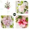 Glitzhome® 28" Pink Hydrangea, Peony & Cherry Blossom Picks, Set of 2
